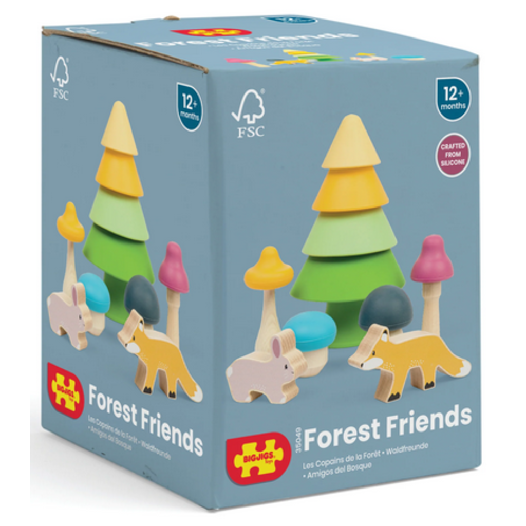 Bigjigs Stacking Forest Friends The Toy Shoppe Northport