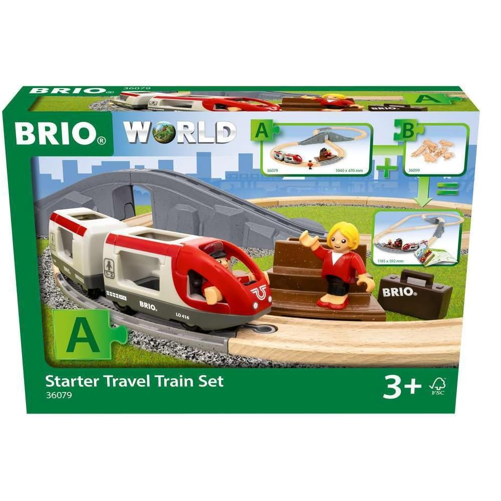 BRIO World Starter Travel Train Set