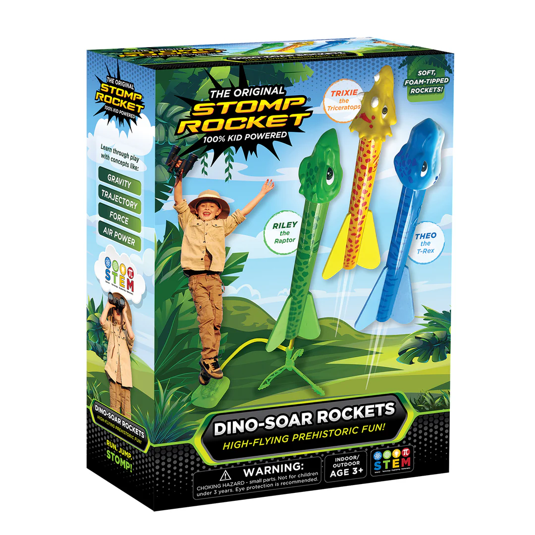 Dino-Soar Stomp Rocket – The Toy Shoppe Northport