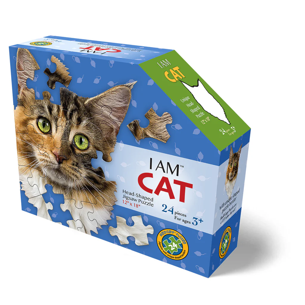 I AM CAT 24 Piece Shaped Puzzle – The Toy Shoppe Northport