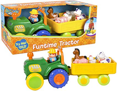 funtime tractor farm animals toddler toy self driving old mcdonald