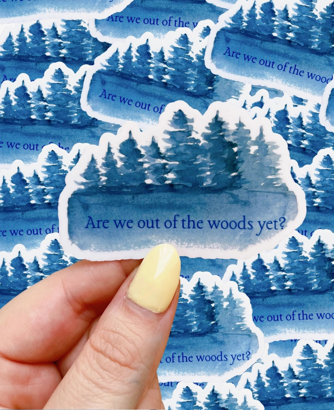 OOTW Taylor Swift Inspired Waterproof Sticker- Out of the Woods