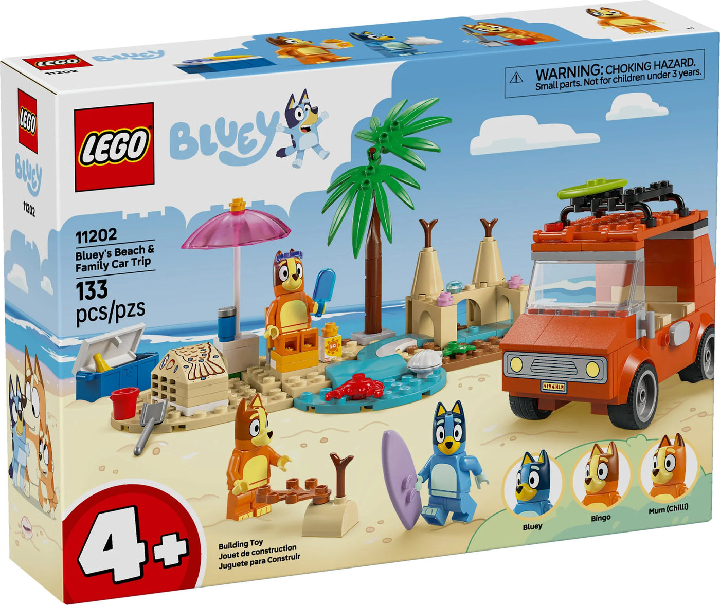 LEGO Duplo Bluey's Beach & Family Car
