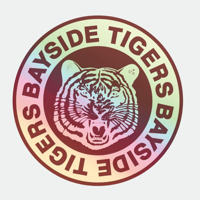 Bayside Tigers - Saved By the Bell Inspired Holo Sticker