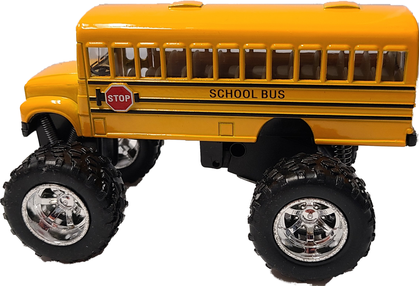 the monsters on the bus Big Wheel School Bus