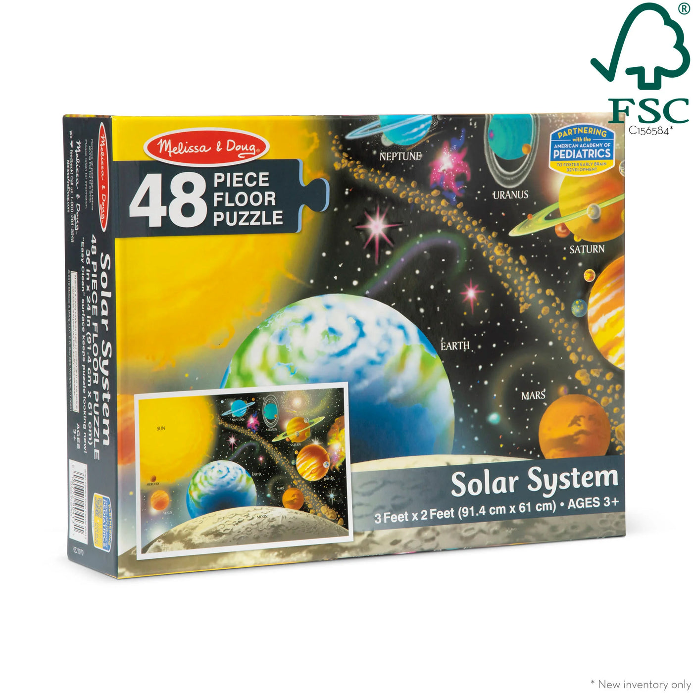 Solar System Floor Puzzle - 48 Pieces