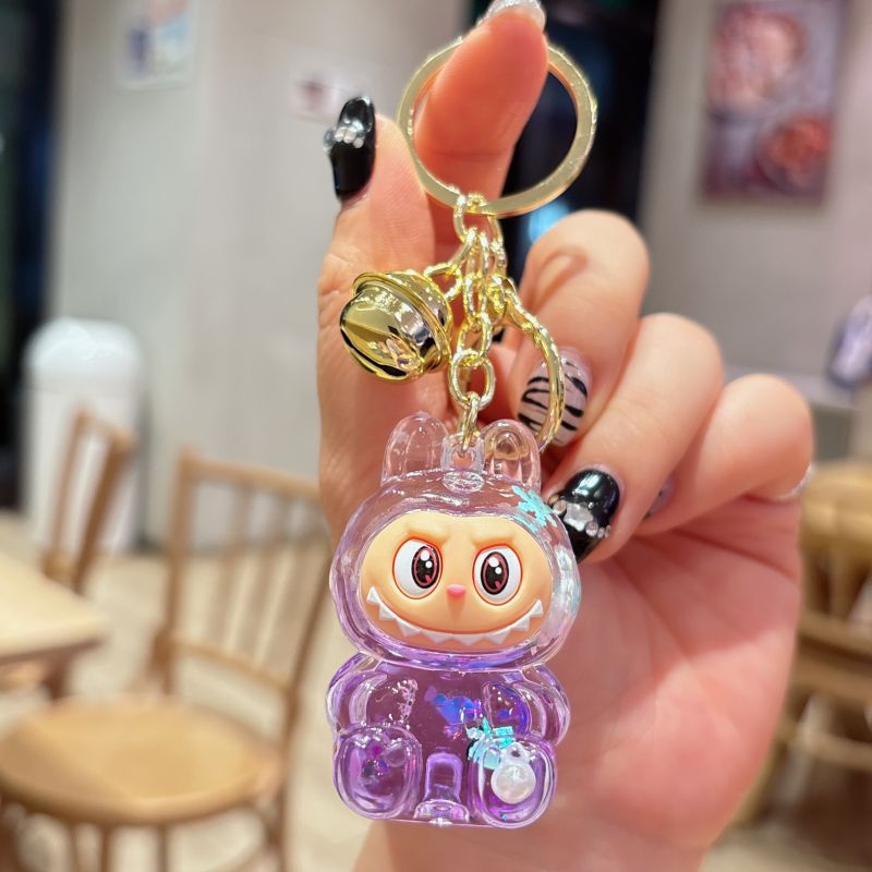 Shiny Quicksand Labubu Keychain-Choose Your Color!