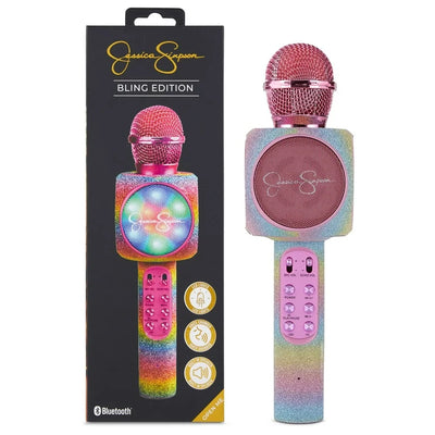 Rainbow Glitter Karaoke Microphone