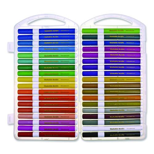 Magic Stix Washable Acrylic Markers 36 pc Set