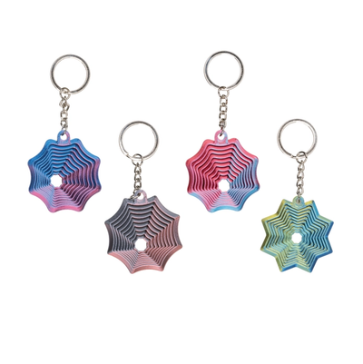 3D Printed Spider Web Key Chain