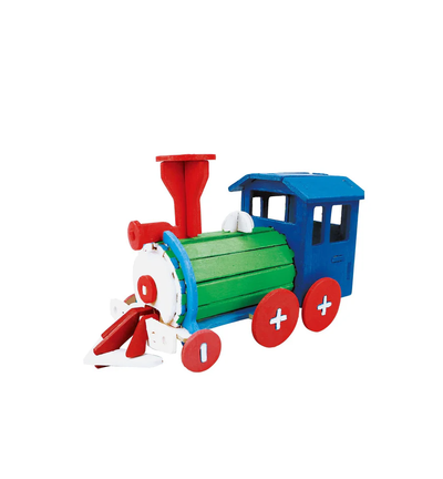 Painting 3D Wooden Locomotive