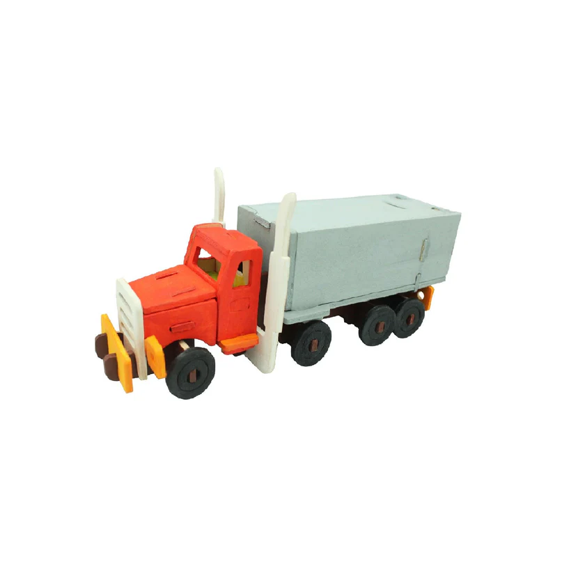 Painting 3D Wooden Truck