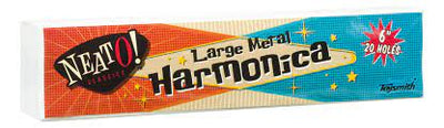 6” Large Metal Harmonica