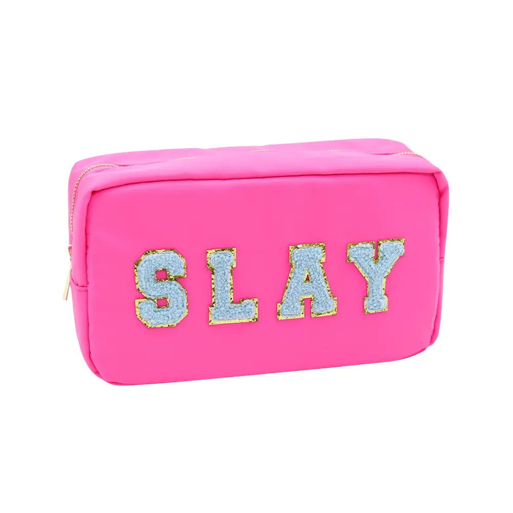 Cosmetic Bag Slay Chenille Patch