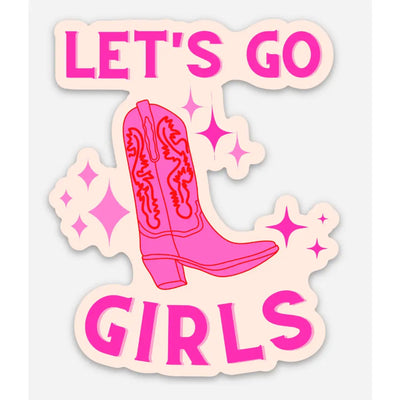 Let's Go Girls Vinyl Sticker