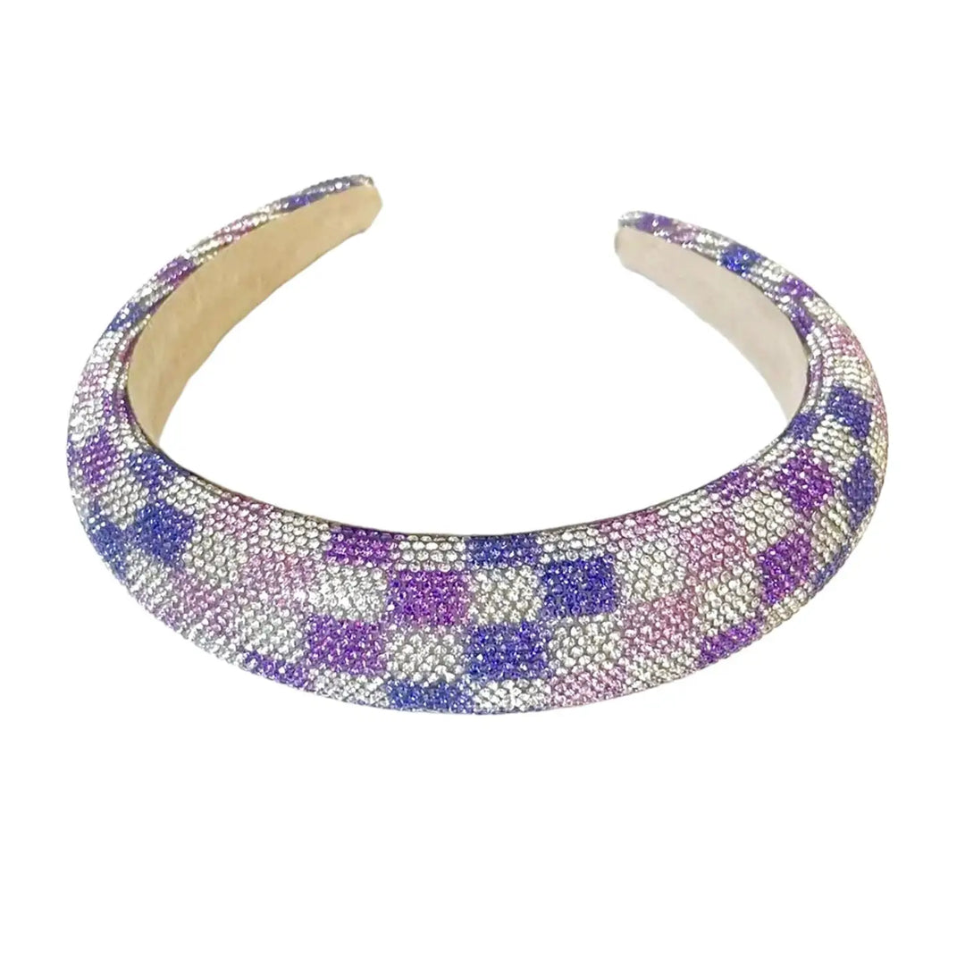 Eras Checked Crystal Headband