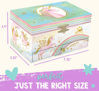 Magical Unicorn Jewelry Box- 1 Drawer