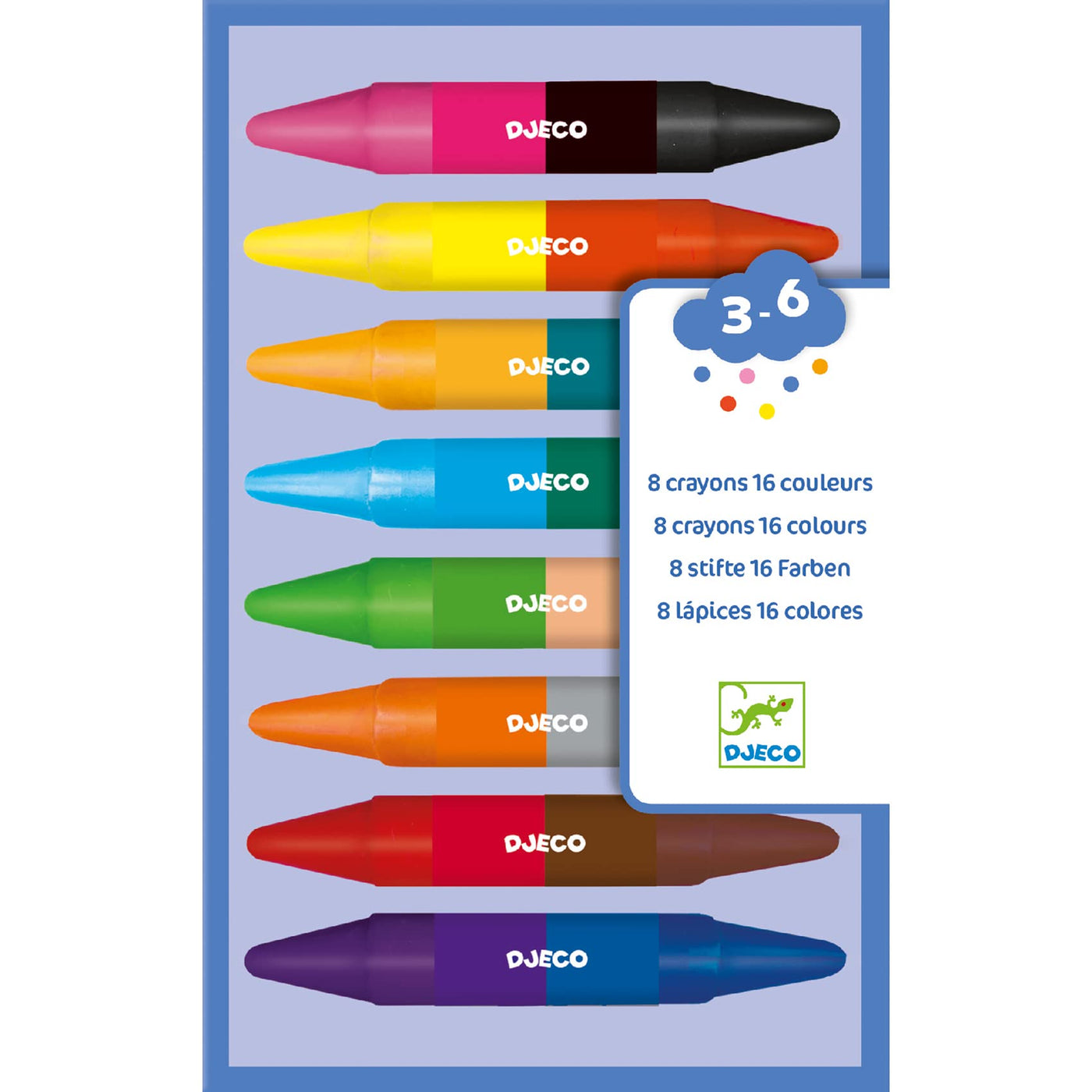 Eight Twin Crayons