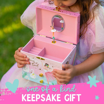 Twirling Ballerina Jewelry Box- 2 Drawer