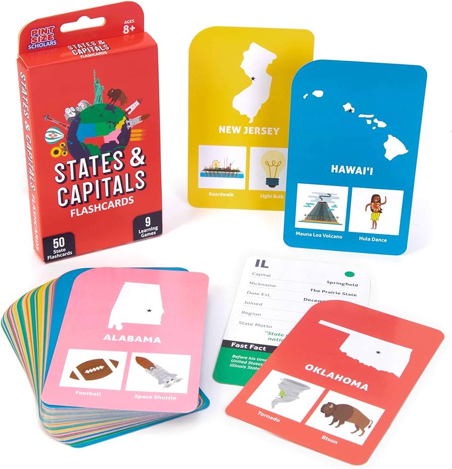 States & Capitals Flashcards