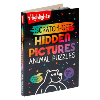 Highlights Scratch-off Hidden Pictures Animal Puzzles