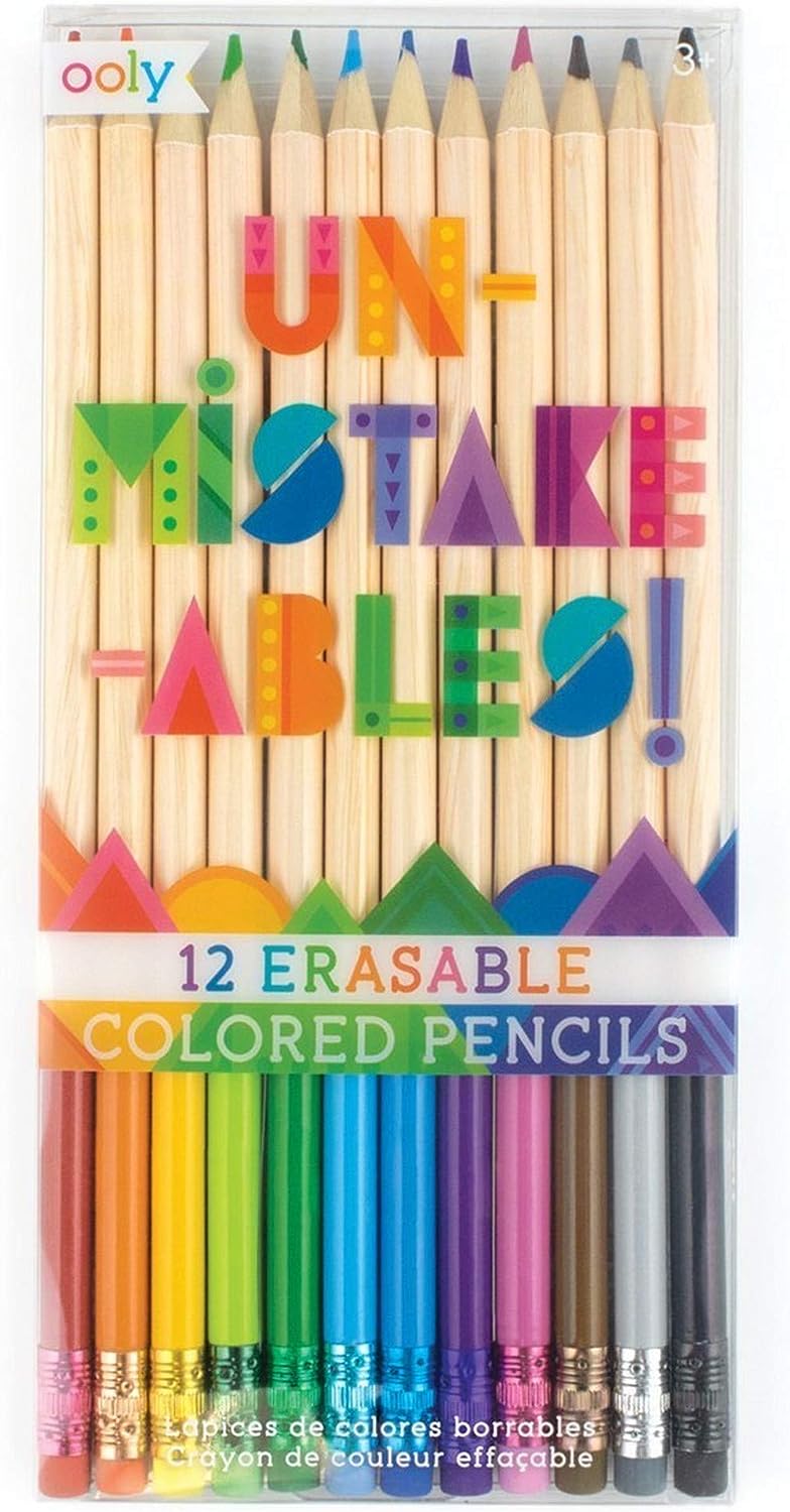 Unmistake-able Erasable Colored Pencils