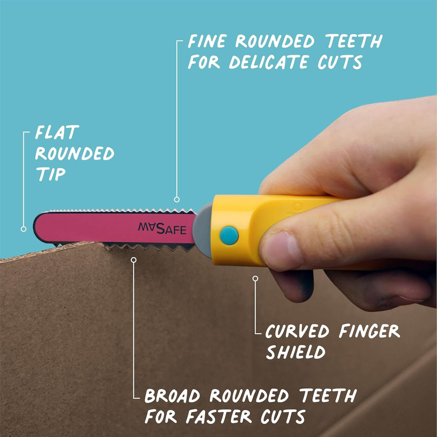 Makedo Explore | Upcycled Cardboard Construction Toolkit in Small Toolbox (50 Pieces)