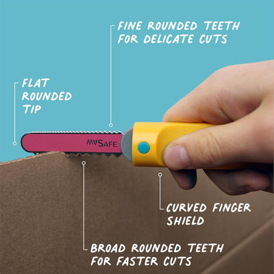 Makedo Explore | Upcycled Cardboard Construction Toolkit in Small Toolbox (50 Pieces)