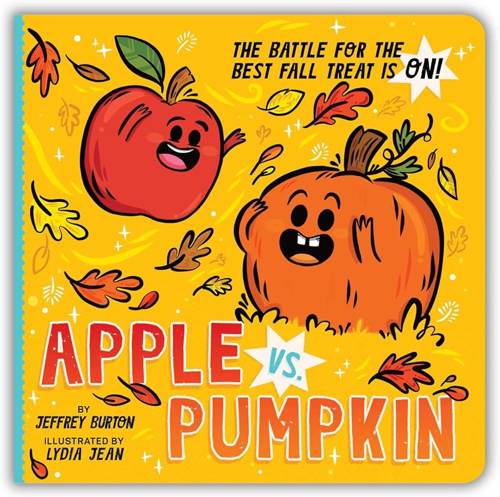 Apple Vs. Pumpkin Board Book