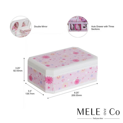 Deluxe Pink Ballerina Jewelry Box