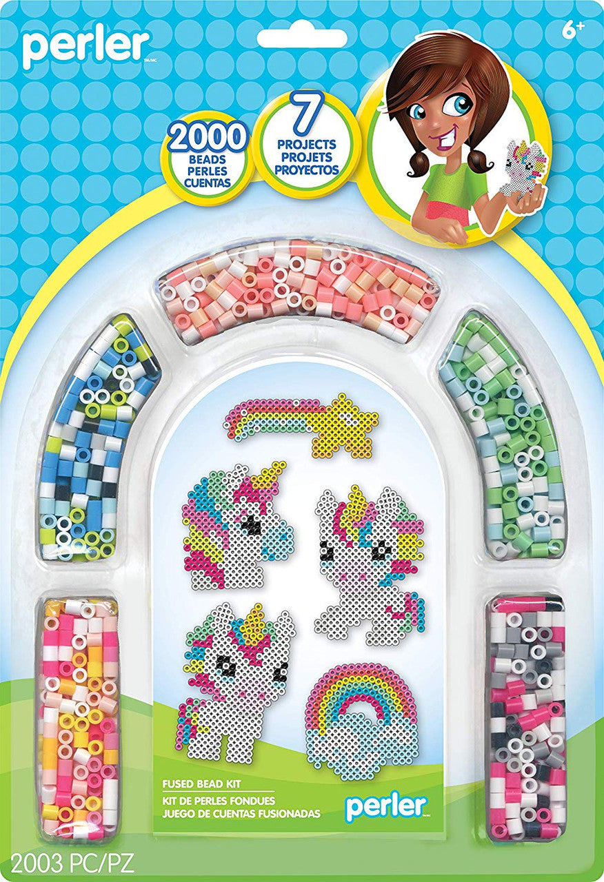 Perler Bead Rainbow Unicorn Mini Kit
