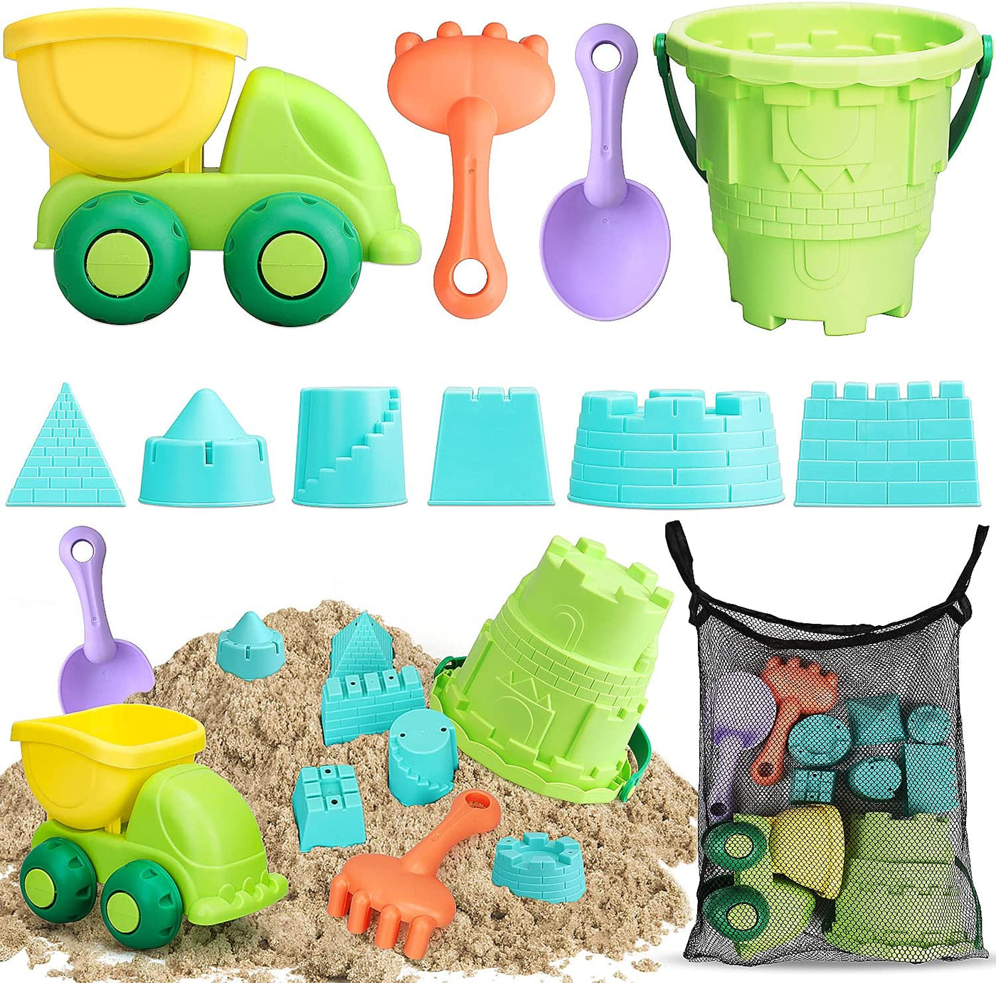 10 Pc Beach Sand Toys