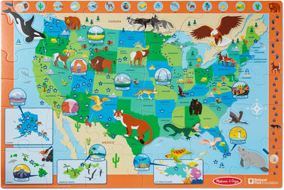 Melissa & Doug National Parks U.S.A. Map Floor Puzzle