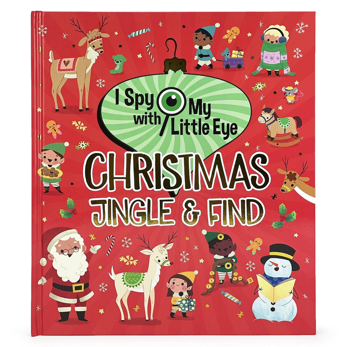 I Spy With My Little Eye Christmas Jingle & Find - Kids Search, Find, and Seek Activity Book