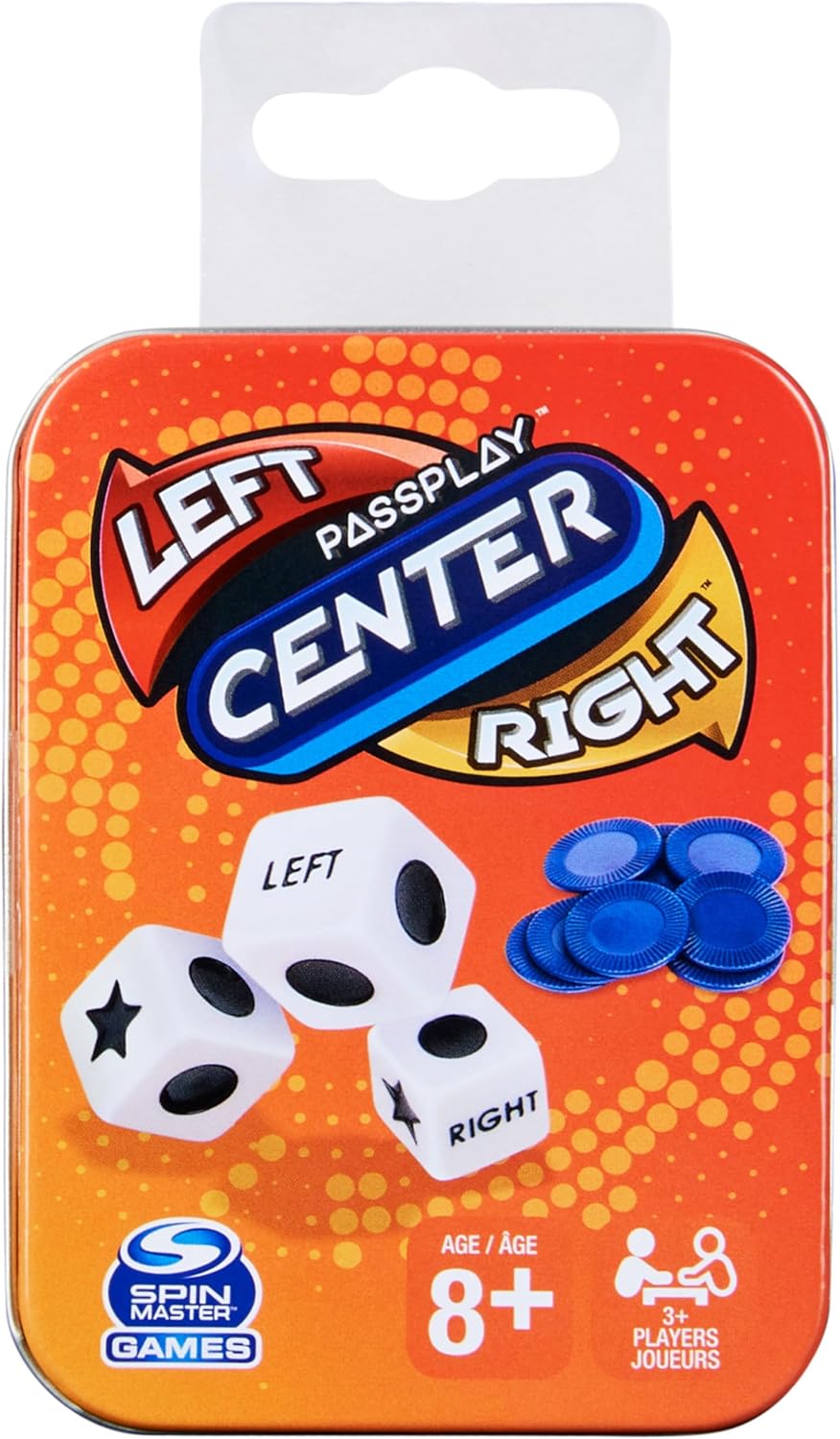 Left Right Center Tin