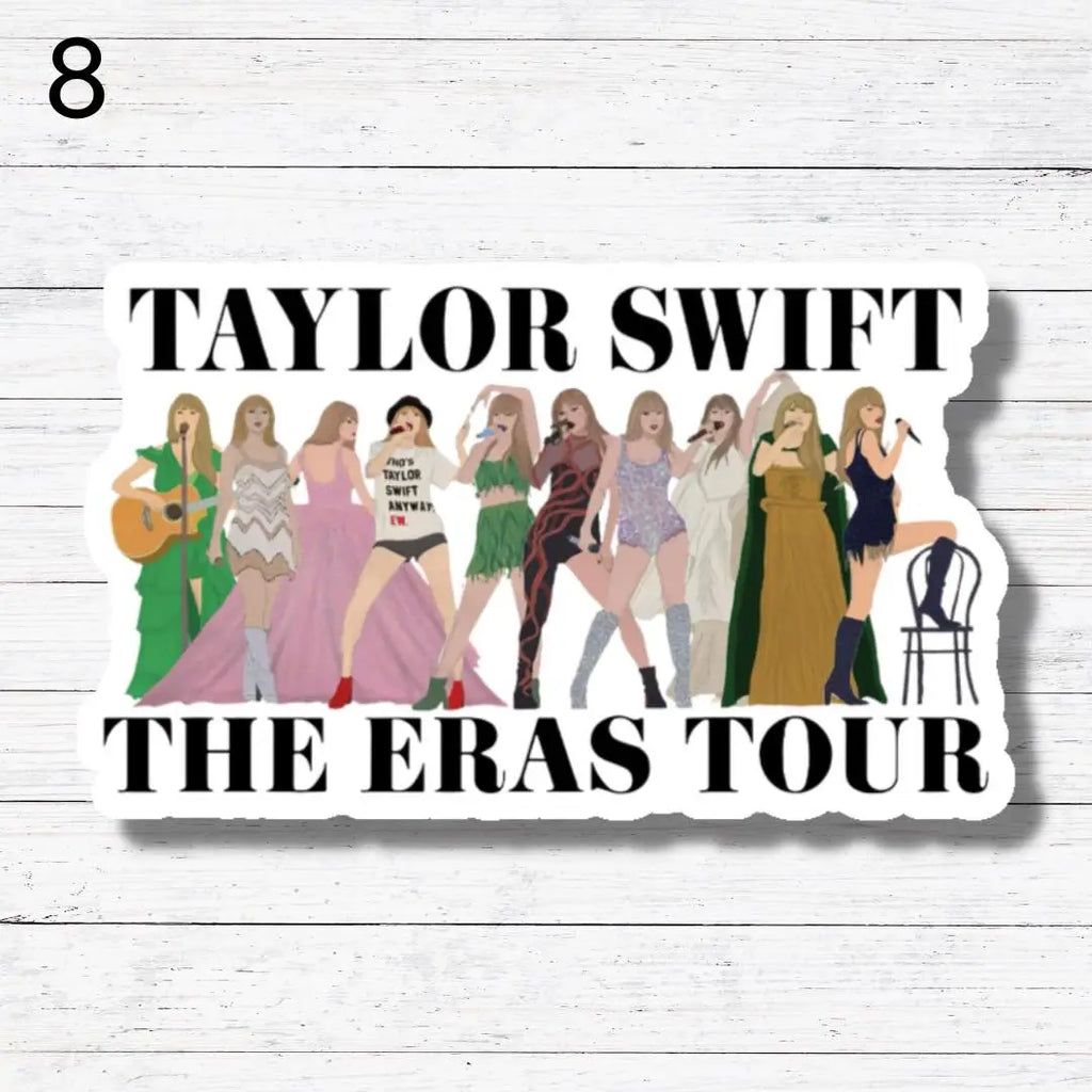 Set of 4 Taylor Swift  The Eras Tour Photo Stickers – Taylor Swift  Official Store