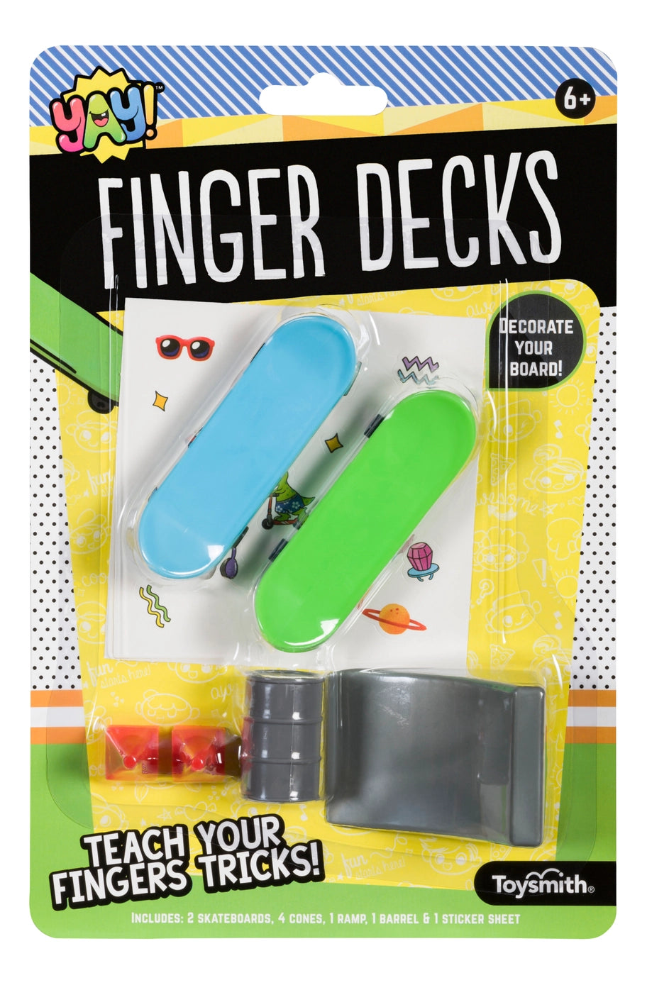 Yay! Finger Decks (Skateboards) Fun Kit, Decorate and Play