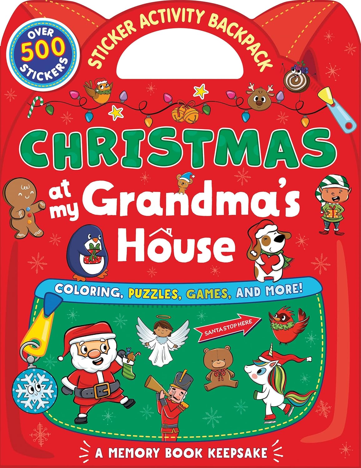 Christmas at My Grandma's House: A Grandma-and-Me Christmas Activity and Memory Book