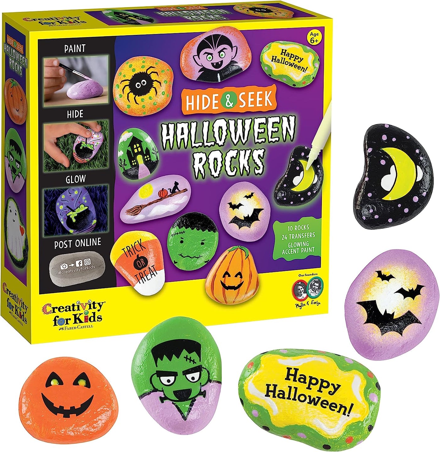 Hide & Seek Halloween Rocks