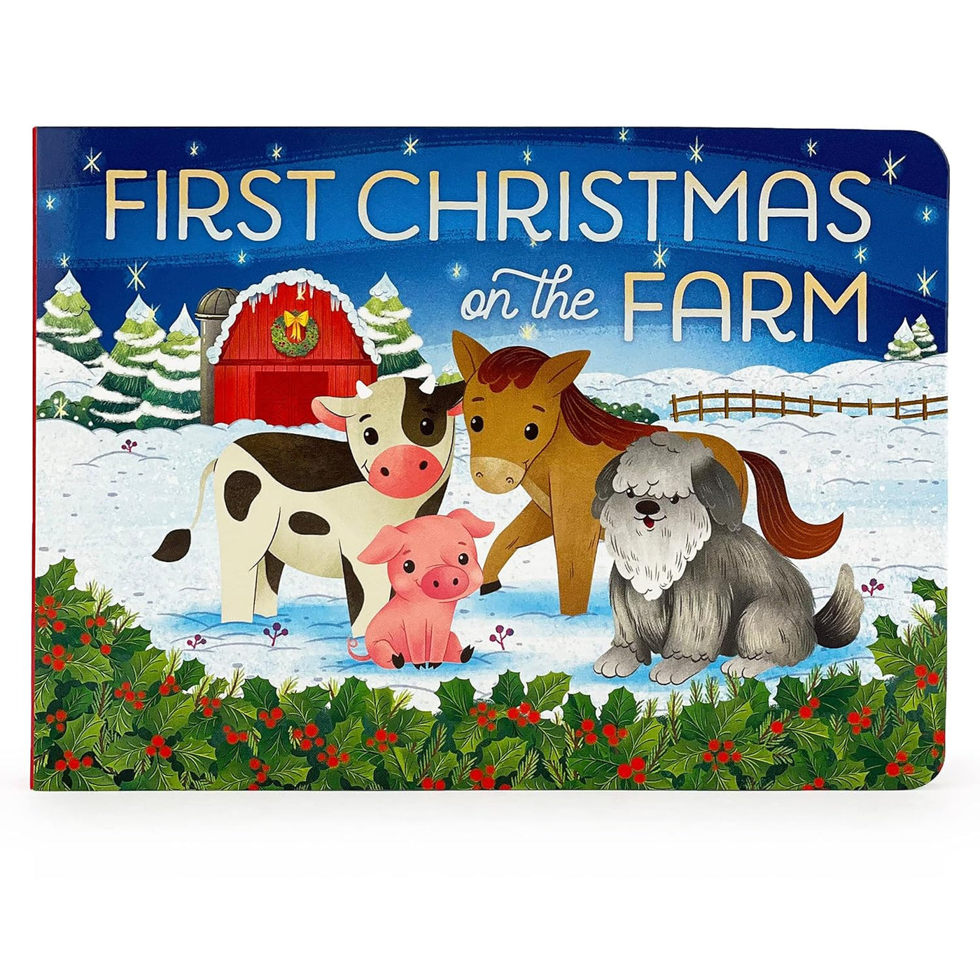 First Christmas On The Farm - Children's Winter Picture Board Book