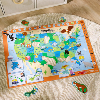 Melissa & Doug National Parks U.S.A. Map Floor Puzzle