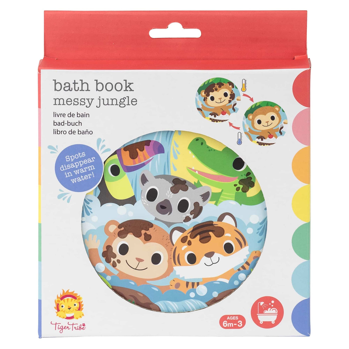 Messy Jungle Bath Book