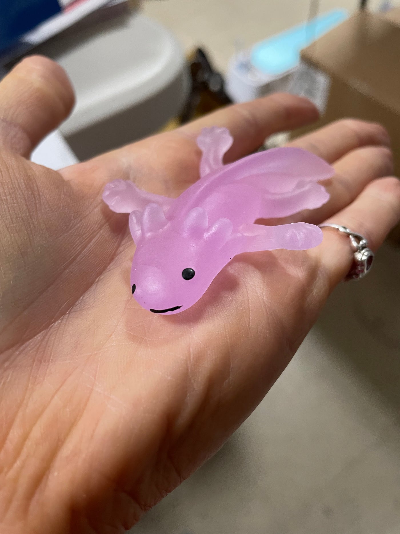 Mini Squishy Axolotl (assorted)