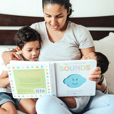 Baby's First Book of 44 Sounds + Teether