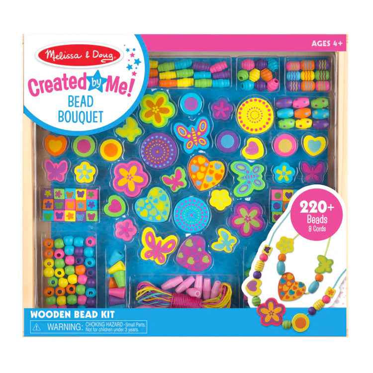 Melissa & Doug Created By Me! Bead Bouquet Wooden Bead Kit
