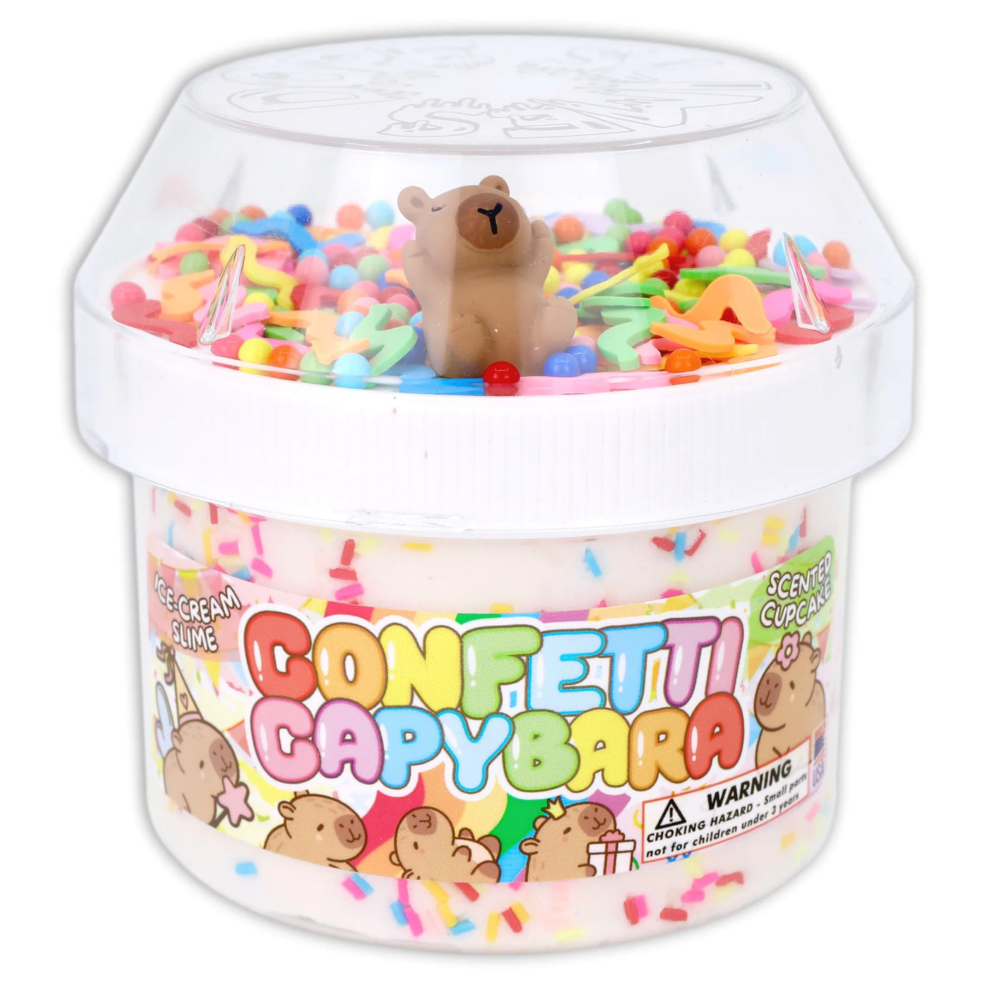 Confetti Capybara Dope Slime- REDESIGNED!