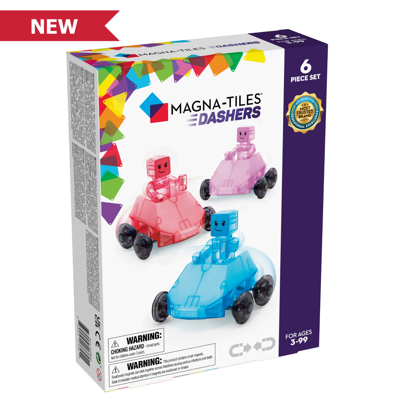 Magnatiles Dashers 6-Piece Set