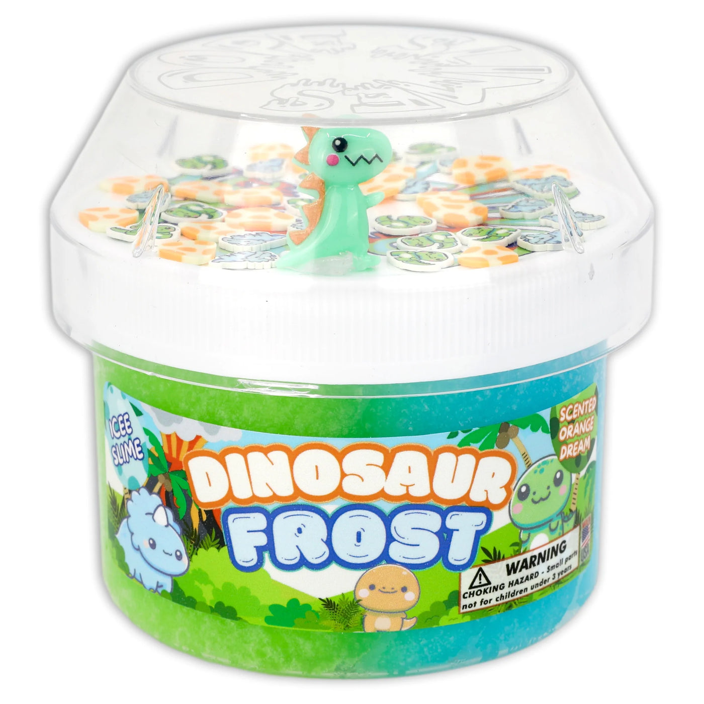 Dinosaur Frost Dope Slime- REDESIGNED!