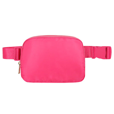 Varsity Hot Pink Waist Bag