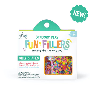 Sensory Jar Fun Fillers - Silly Shapes